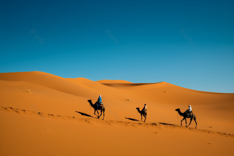 运输贸易沙漠中前进的驼队自然风光,高清,摄影图,摄影图片,图片大全,摄影图免费下载
